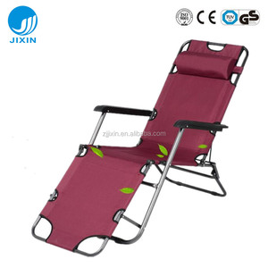 Chaise longue de plage pliable en aluminium durable pour le jardin, le bureau, la terrasse, la pause déjeuner, la détente en plein air, chaise inclinable à gravité zéro - Product Image 2