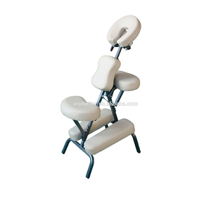 Silla de Masaje de Marca de Fábrica al por Mayor, Portátil, Plegable, de Aluminio Negro, para Salón de Belleza, con Soporte Facial - Product Image 2