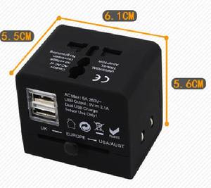 Adattatori da viaggio universali Adattatori da 2 pollici Adattatori a spina per telefono Adattatore da viaggio globale - Product Image 2