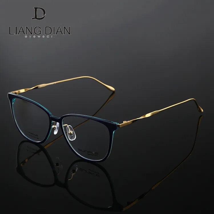 फैशन टाइटेनियम चश्मा फ्रेम ब्रांड डिजाइन, 2018 ऑप्टिकल तमाशा फ्रेम
