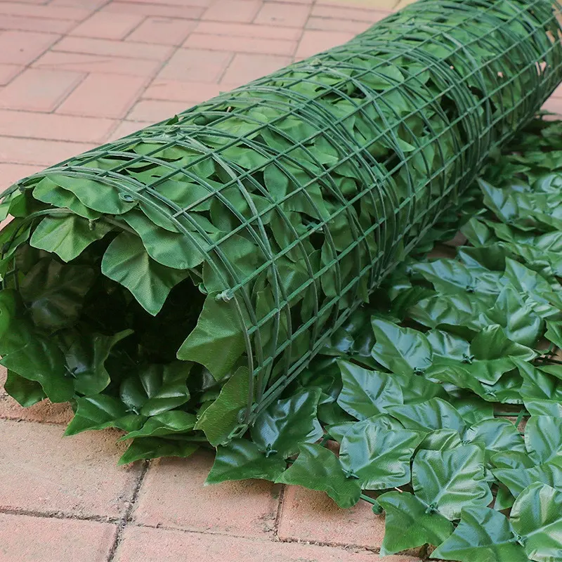 V-3155 fake plants artificial grass fence for fence decoration