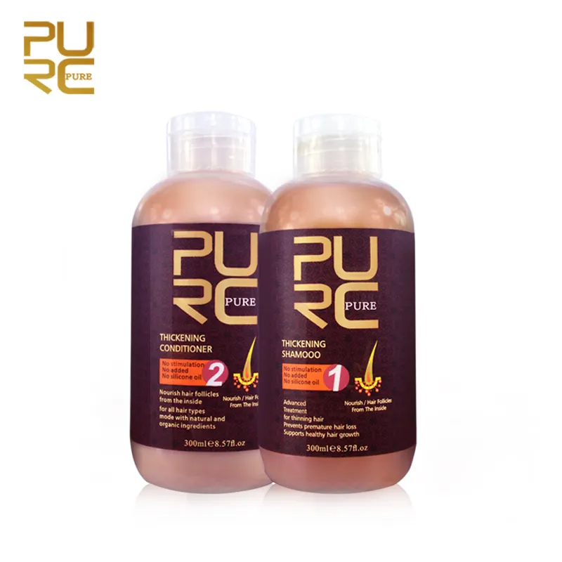 Pure Natural Ginger Ginseng Extracts Thickening Shampoo Best Hair Products for Hair Loss