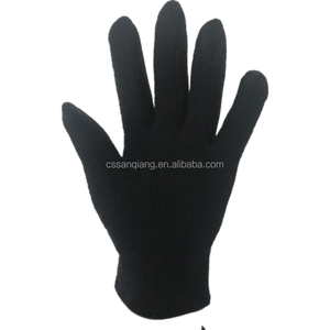 <span class=keywords><strong>Gants</strong></span> d'hiver noirs personnalisés pour femmes musulmanes, en <span class=keywords><strong>laine</strong></span>, chauds, compatibles écran tactile avec détection <span class=keywords><strong>de</strong></span> pointeaux - Product Image 3