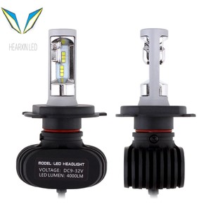 หลอดไฟหน้ารถยนต์ LED S1 H4 H4-3 H4-2 9003 HB2 ไฟสูง ไฟต่ำ สำหรับเปลี่ยน 6000K ไฟขับขี่อัตโนมัติ - Product Image 1