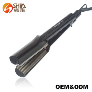 Chuyên Nghiệp Nhãn Hiệu Riêng Plancha De Cabello Titan Vàng 2in1 Và Curler Straitner Flat Iron Straighter Tóc Ép Tóc - Product Image 5