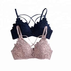 Della fabbrica del commercio all'ingrosso a buon mercato nuovo di disegno del merletto sexy delle signore delle donne reggiseno e slip set 36 taglia di reggiseno