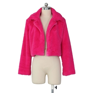 Cappotti di pelliccia corti da donna in pelliccia sintetica da donna in pelliccia sintetica con collo caldo in vendita calda - Product Image 4