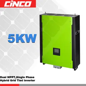 5kw Lai Inverter với lưu trữ năng lượng cho on lưới tắt lưới hybrid sử dụng nhà ystem