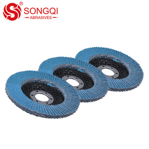 <span class=keywords><strong>Disque</strong></span> à lamelles de grain 115mm 80/120 pour le polissage de l'acier inoxydable - Product Image 6