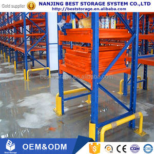 מגן עמודים למדפי משטחים סלקטיביים מפלדה כבדה, בעל תקן ISO/<span class=keywords><strong>CE</strong></span>, עם ציפוי אבקה להגנה מפני קורוזיה - Product Image 4