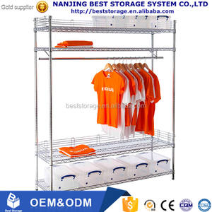 Iso <span class=keywords><strong>nsf</strong></span> בד חוט מדפים מדפים מדפים חוט כרום ללא דופי רשת מדפים - Product Image 2