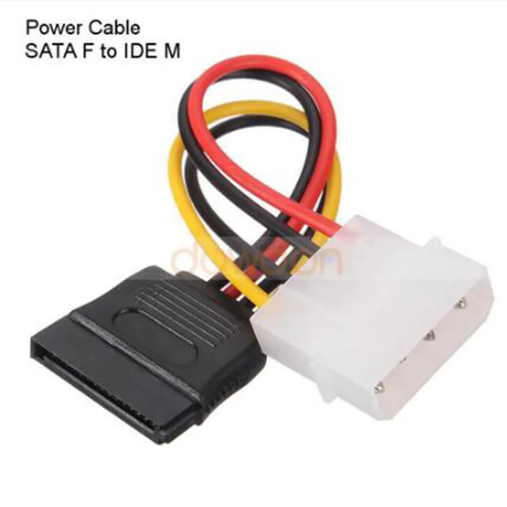 HDD Sata naar IDE Power Kabel 15 Pin SATA Female naar IDE 4 Pin Male Adapter Extension Hard Drive Power supply Kabel