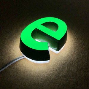 Pubblicità esterna mini 3d lettera acrilico led segni doppio lato piccola luce led lettere - Product Image 6