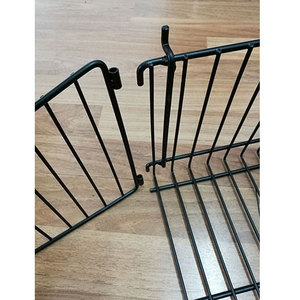 رفوف وحدات الأسلاك للبيع بالتجزئة في السوبر ماركت مع سلة سلكية قابلة للطي في الطبقات - Product Image 4