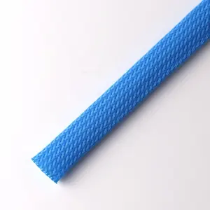 PET Expandable Braided Sleeving Split Wire Sleeve