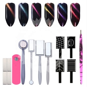 Hali — vernis à ongles Gel pour femmes, 6 couleurs spark, 3D, métal, effet magique, œil de chat, changement, laque, 1 boîte - Product Image 4