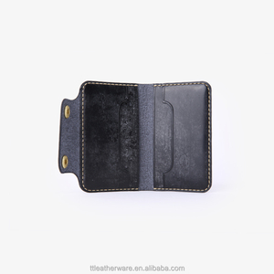 Men's Slim Cardholder Wallet Genuine Leather <b>Credit</b> <b>Card</b> Case - Product Image 1