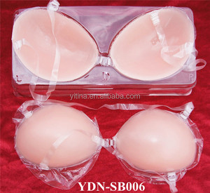 Wholesale Girls Push up <strong>Strapless</strong> Silicone <strong>Clear</strong> Invisible <strong>Bra</strong> with Neck Straps - Product Image 4