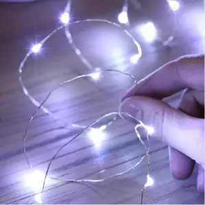 2pcs Replaceable CR2032 Battery Powered Fairy LED String Christmas Lights New Year Party Wedding Xmas Home Decoration