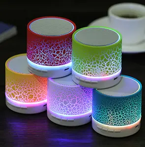 Melhor alto-falante portátil sem fio a9 led, bluetooth, mãos livres, com cartão tf, microfone, usb, tocador de música