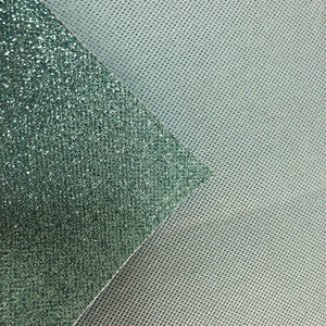 Backing and surface same color <strong>nonwoven</strong> backing fine glitter fabric sheets