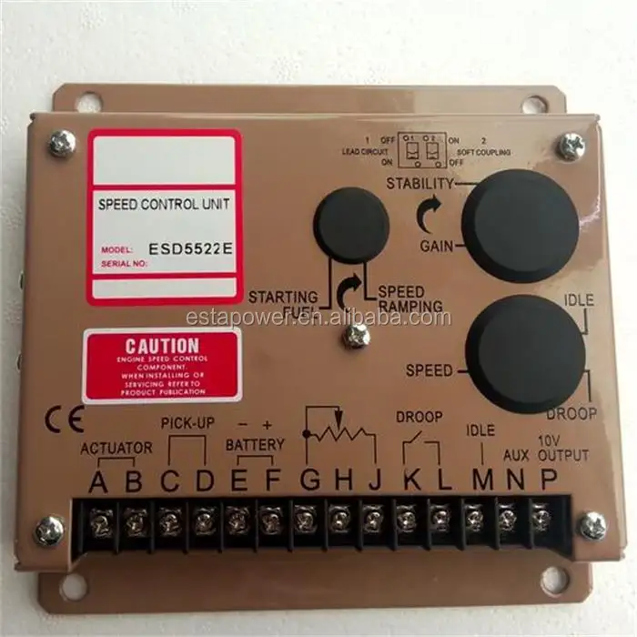 Controllo elettronico della velocità del generatore Diesel ESD5522E