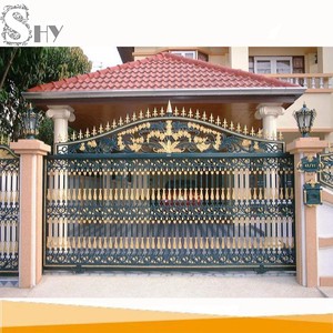 Porte coulissante principale en <span class=keywords><strong>fer</strong></span> <span class=keywords><strong>forgé</strong></span> avec moteur électrique - Product Image 4