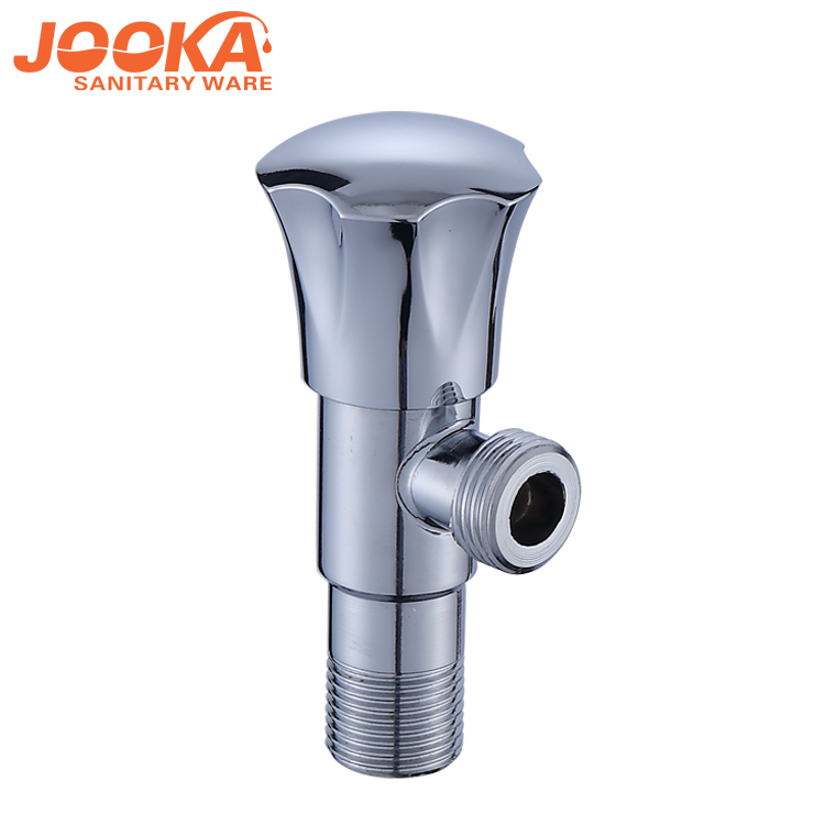 Простая установка, хромированный двухсторонний угловой стопорный кран