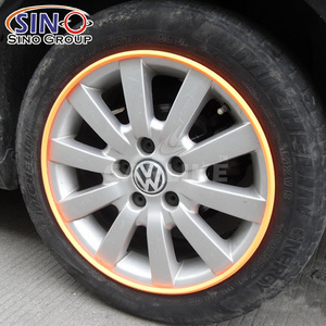 Auto motorcycle exterior accessories car sticker wheel rim protectors - Product Image 4