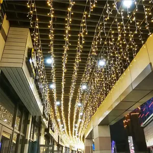 في الهواء الطلق/داخلي الديكور 4*0.6m 192 مصباح LED متدلي أضواء الجمال ستار مصابيح لعيد الميلاد حفل زفاف غرفة ديكور المنزل