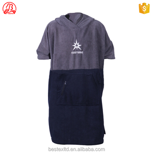 Telo <span class=keywords><strong>da</strong></span> mare con cappuccio per adulti etichetta intrecciato Poncho - Product Image 3