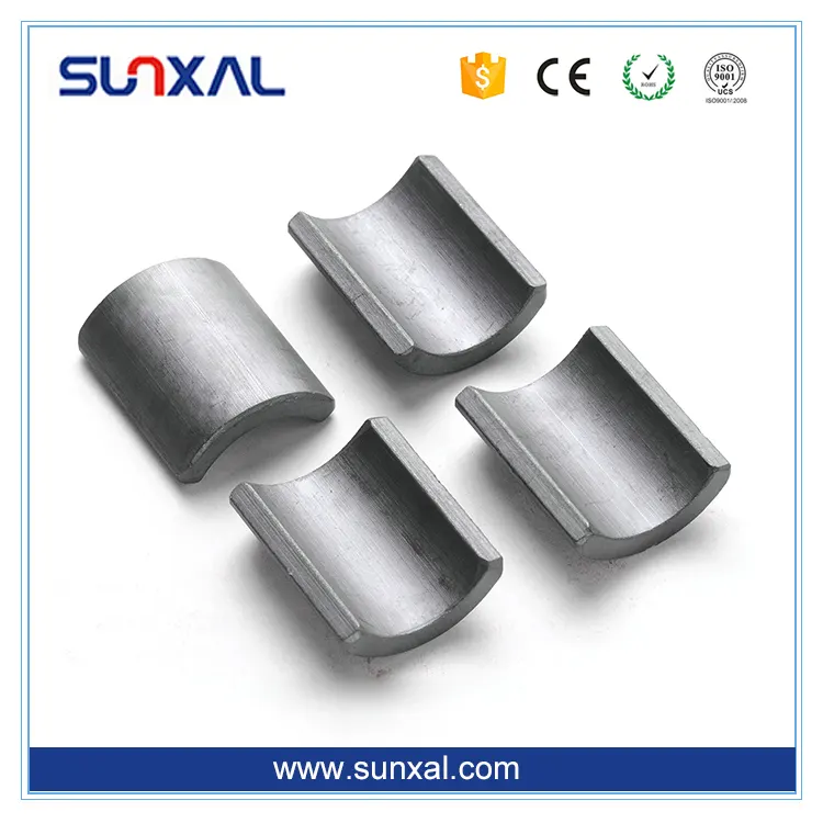 Industrial Application Y35 Arc Permanent Ceramic Block Ring Ferrite Magnet For Speakers
