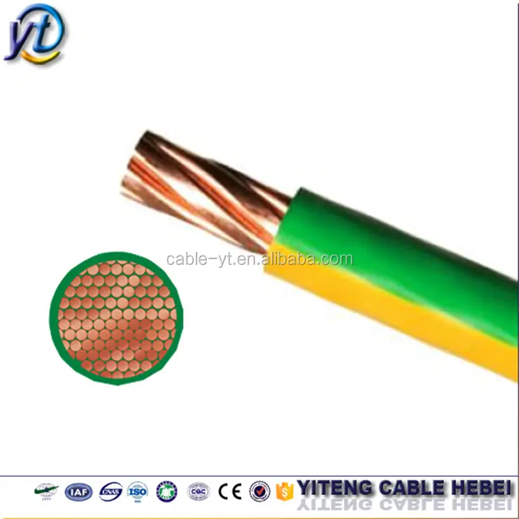 120mm2 70mm2 35mm2 Single Core PVC geïsoleerde Aarde Kabel
