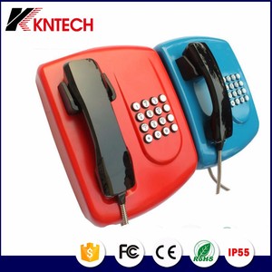 公衆電話サービス 固定電話 SIMカード付き kntechKNZD-04 ホットライン産業用電話 防水 銀行電話 - Product Image 6