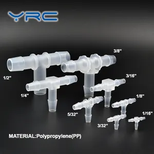 1/2 "Slang Barb Pijp Fitting Tuin Plastic T Buis Connector