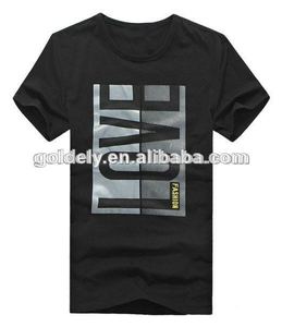 2014 100% de algodón camisetas al por mayor de camisetas baratas a granel en llano - Product Image 2