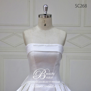 Nouvelle conception royale princesse avant courte et longue robe de mariée arrière - Product Image 2