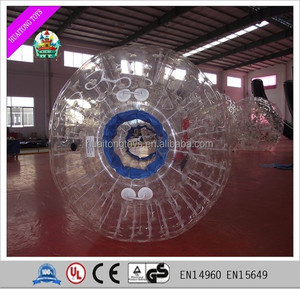 Bola de agua inflable transparente de PVC TPU de gran oferta con persona dentro de la bola comercial Zorb - Product Image 4