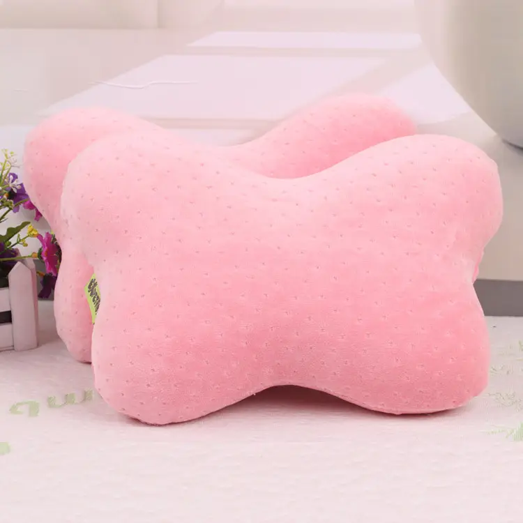 Butterfly shape car neck pillow, pink pillow case neck cushion,funny colorful pillow