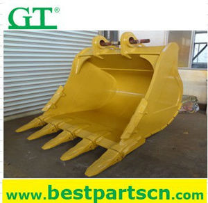 cubo normal, Cuchara para servicio pesado, cucharón para roca de Caterpillar, CAT320, CAT330, CAT345, CAT345B - Product Image 1