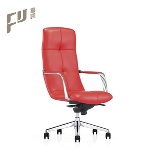 Modern and Ergonomic black leather chairs for office furniture - Product Image 3