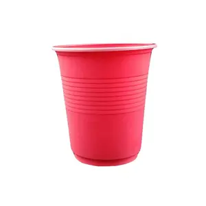 Econewleaf 16Oz 480Ml Luchtvaartmaatschappij Levert Hoge Kwaliteit Plastic Wegwerp Nieuwe Rode Water Cup