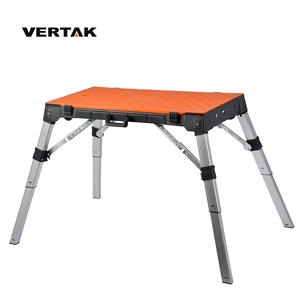 โต๊ะทำงานอเนกประสงค์แบบพกพา VERTAK 4 in 1 สำหรับงานไม้ พร้อมขาตั้งอะลูมิเนียมและพื้นพลาสติก - Product Image 2