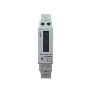 <span class=keywords><strong>Compteur</strong></span> <span class=keywords><strong>d</strong></span>'<span class=keywords><strong>énergie</strong></span> électrique <span class=keywords><strong>modulaire</strong></span> sur rail DIN <span class=keywords><strong>monophasé</strong></span> à bas prix de fabrication - Product Image 1