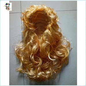 Perruques synthétiques blondes <span class=keywords><strong>80s</strong></span> Rock mulet pour hommes adultes HPC-1188 - Product Image 4