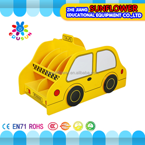Enfants livre plateau belle forme de voiture de stockage multicouche enfants <span class=keywords><strong>jouet</strong></span> armoire - Product Image 1