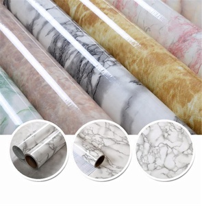 <span class=keywords><strong>Papel</strong></span> Tapiz Autoadhesivo de Vinilo con Diseño de Mármol de Buena Calidad <span class=keywords><strong>para</strong></span> Vidrio en Rollo - Product Image 2