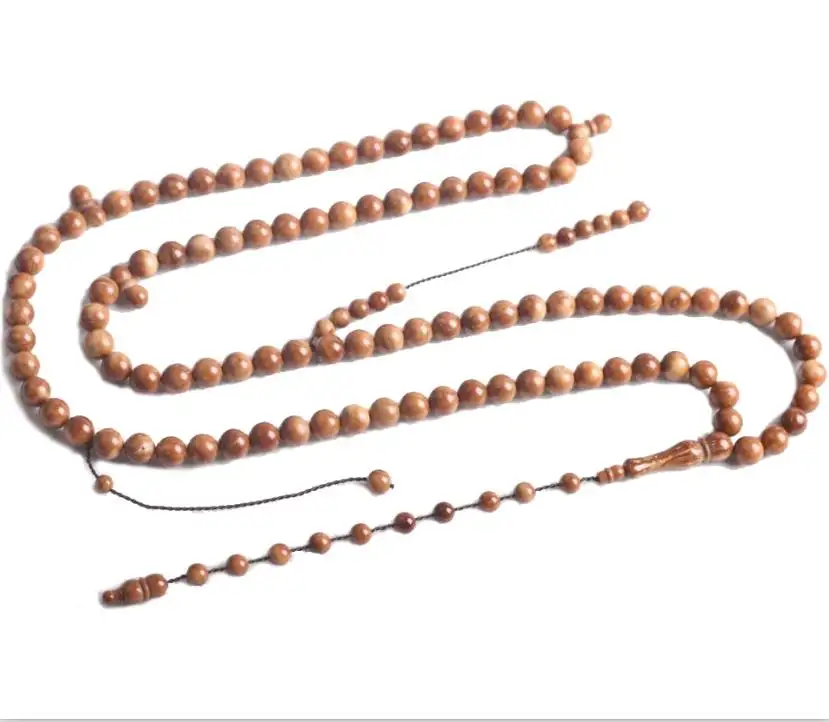 Perles de prière bouddhiste polies avec écrou de Kuka, 108 pièces, de Style japonais, grande taille