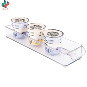 <span class=keywords><strong>Bac</strong></span> peu profond en PET transparent sans BPA de 1 à 3 L pour réfrigérateur, congélateur, tiroirs de placard, empilable, organisateur de <span class=keywords><strong>rangement</strong></span> de cuisine - Product Image 3
