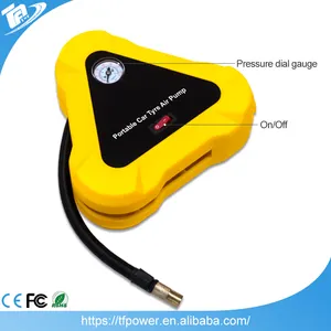TPF DC urgence de 12 volts mini-portable compresseur d'air pneu gonfleur